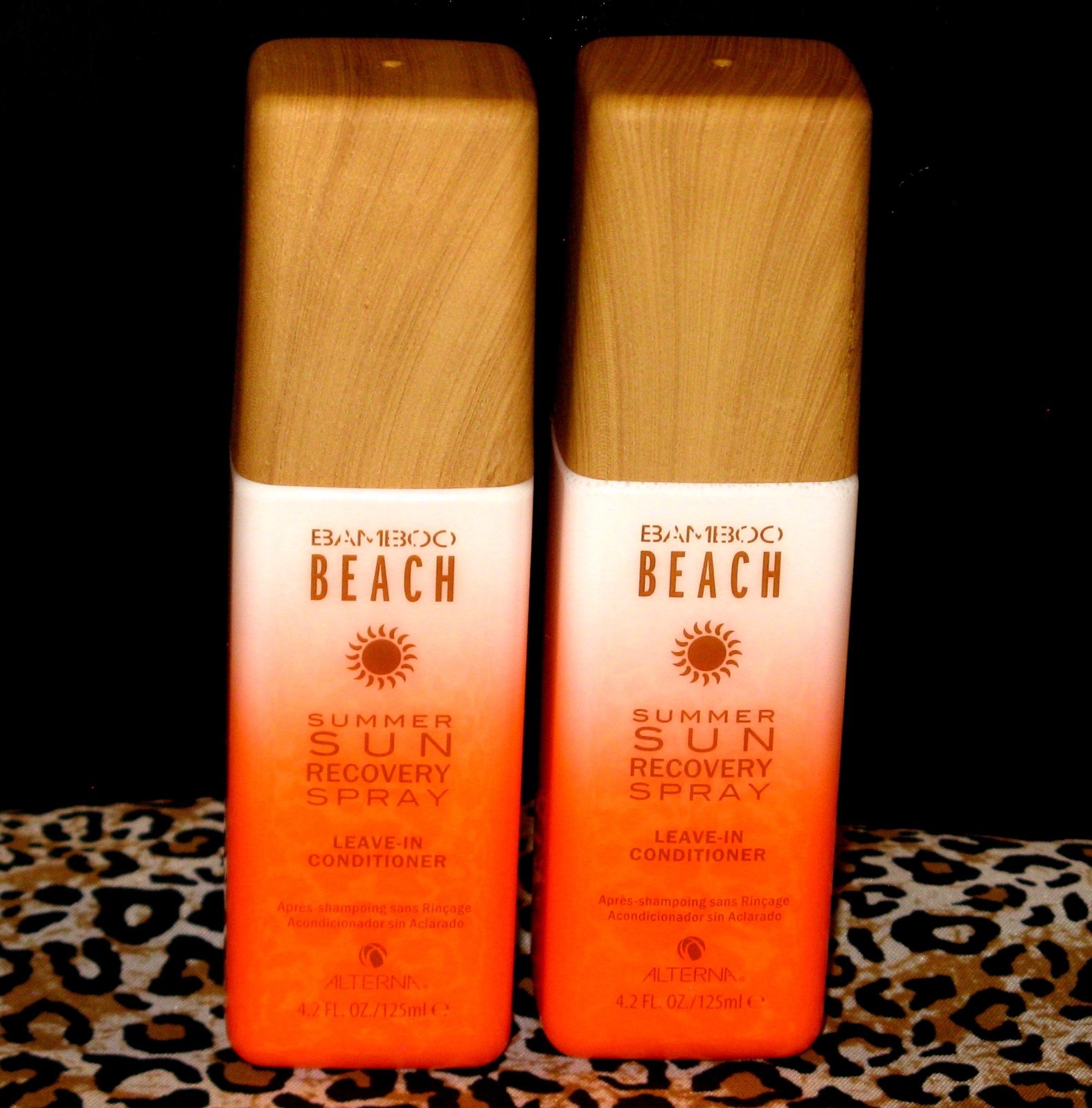 2 X Alterna Bamboo Summer Sun Recovery Spray 4.2 oz Set Leave in Conditioner