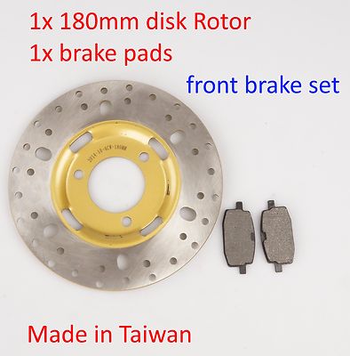 Front Brake Disk rotor & Pads for Yamaha BWS 100 YW100 Zuma 50 YW50 moped US TX