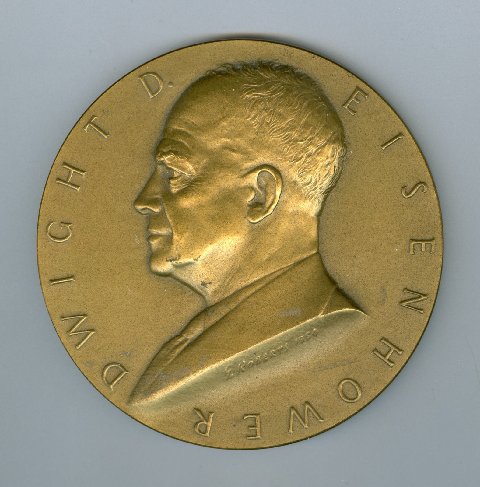 Jan 20, 1953 BZ Dwight Eisenhower Inaugurated President US Mint Medal, 3”