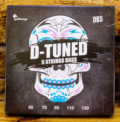 Gallistrings DB5 D-Tuned 5 String Bass Guitar Nickel Wound