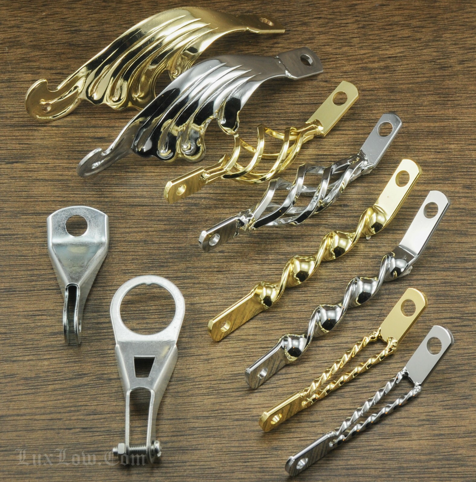 Lowrider Bike Headlight Bracket – Twisted Cage Wing Style For Schwinn Stingray & Cruisers 11 thumbnail image