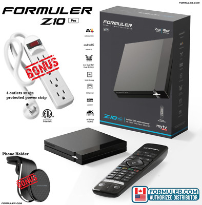 Open Box Formuler Z10 Pro Android 10 Dual Band| Bonus Protected Power Strip