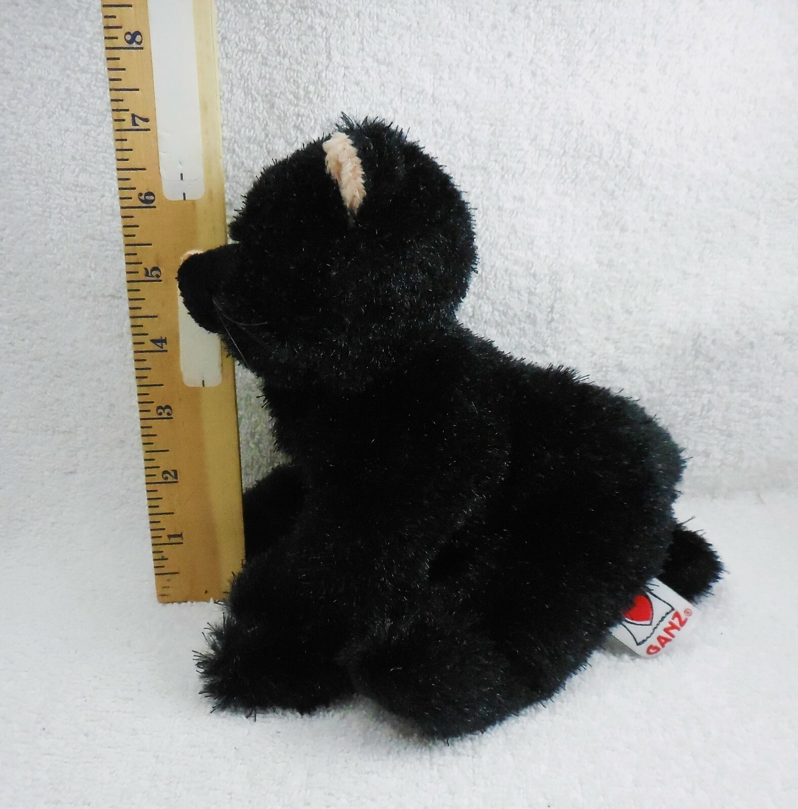 Ganz Webkinz HM135 Black Cat plush stuffed animal, No code