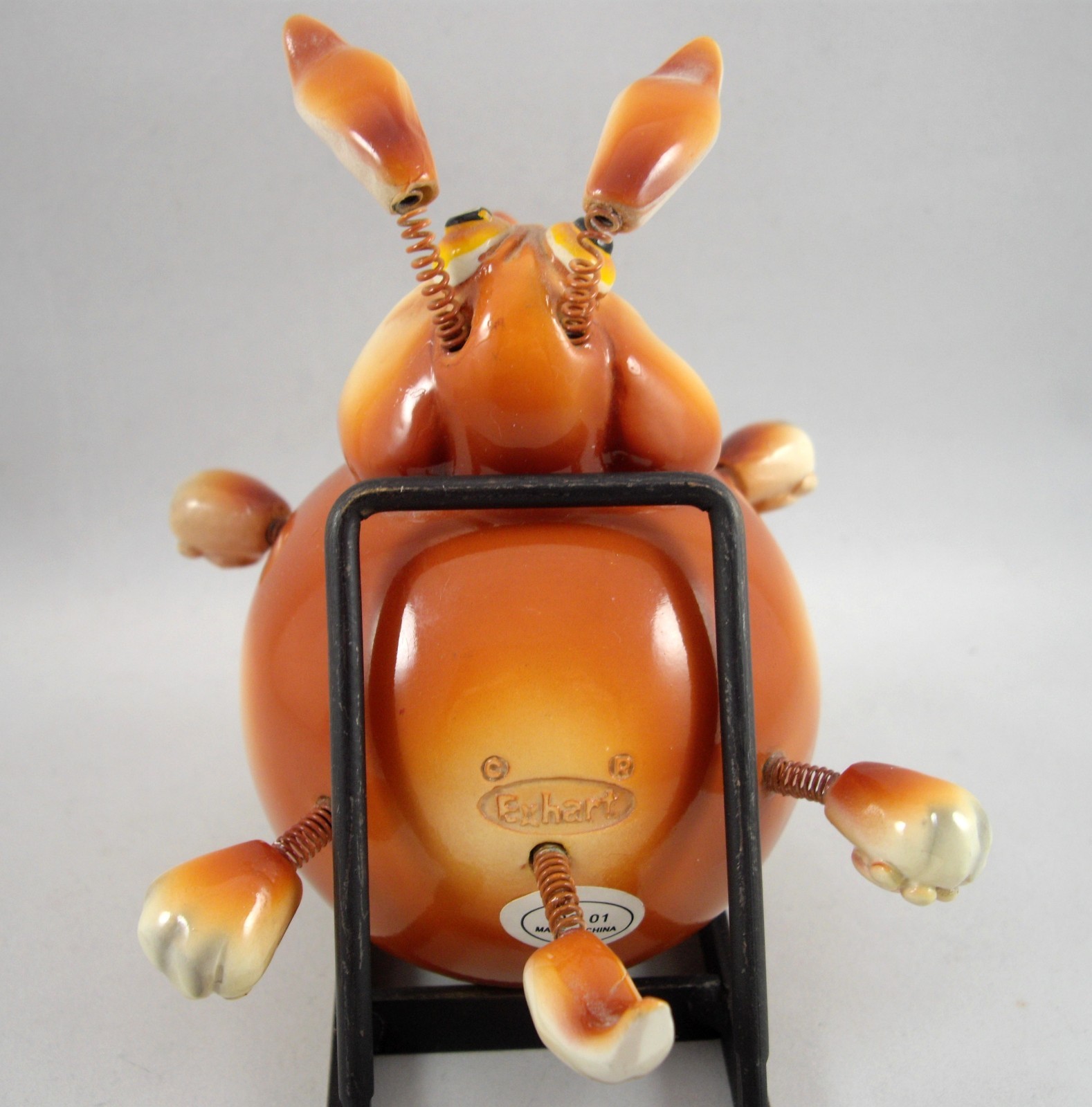 Tim Twinkler Collection Lovable Animal Wobblers Dog Figurine w Springy Feet Ears