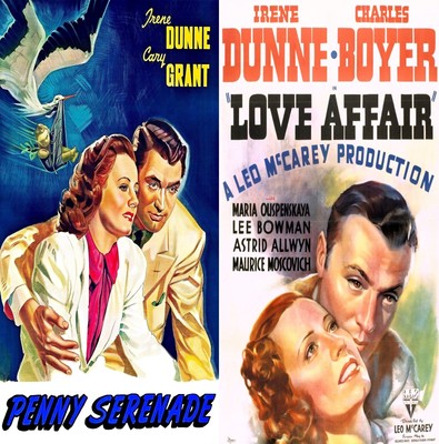 Penny Serenade/Love Affair (DVD, 2 Films 1 DVD, Irene Dunne)  *DVD ONLY* NO CASE