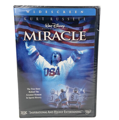 Walt Disney Presents MIRACLE (DVD, 2004) 2 Disc Widescreen Starring Kurt Russell