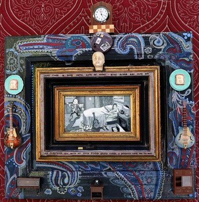 'ELVIS FRIGHTENED by ALTER-EGO' artist showed with Howard Finster, KATA BILLUPS