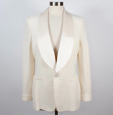 Ralph Lauren Purple Label Collection jacket tuxedo 12 Sawyer cream