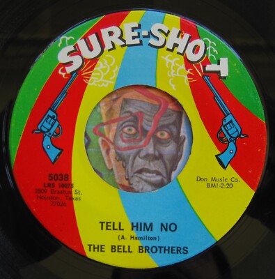 HEAR Bell Brothers 45 Tell Him No / Throw Away The Key northern soul R&B NM-