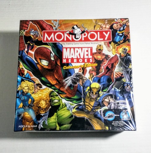 New Sealed* Monopoly MARVEL Comics Collectors Edition ~ 2006 ~Wolverine Figurine