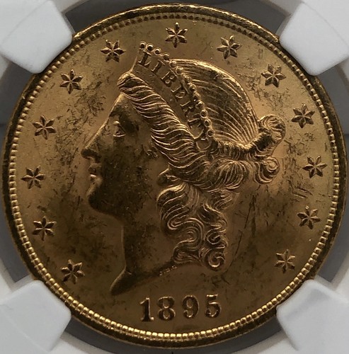 1895 MS 63 20$ Gold Liberty coin