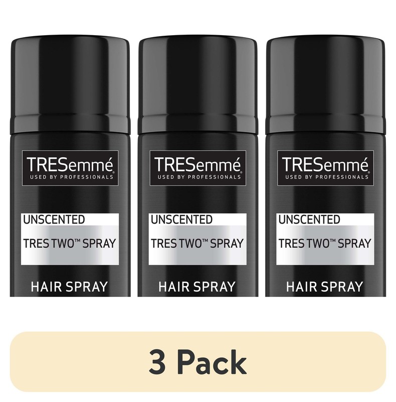 (3 Pack) Tresemme Extra Hold Unscented Hairspray for 24-Hour Frizz Control With