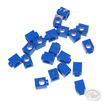 LEGO Technic - 20 x Tech Bricks - 1x1 - New - Blue - (6541, EV3)