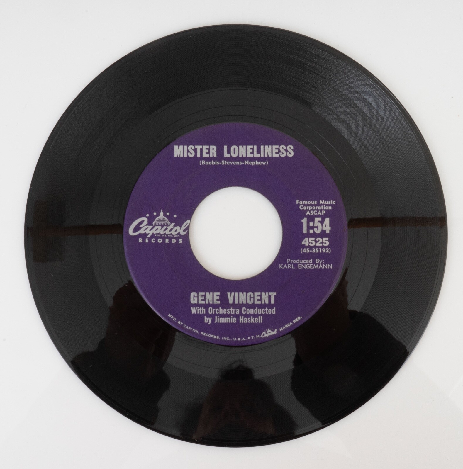 GENE VINCENT Mister Loneliness /If You Want My Lovin Capital
