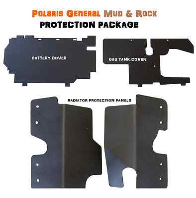 MudBusters Polaris General Radiator Guard Protection Panels