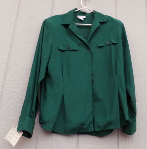 Christian Dior SPORTS◆刺繍/長袖ブラウス/M/ウール/KHK/OE1251O Christian Dior SPORTS/Embroidery/Long-sleeved blouse/M/Wool