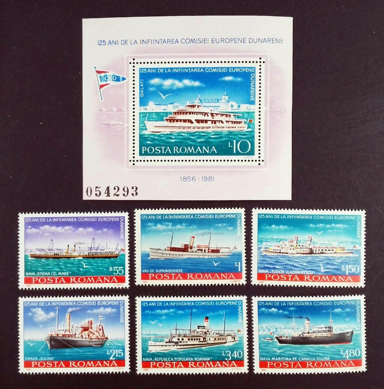 Roumanie  1981 Bateaux Ships Neuf ** Mnh M4a