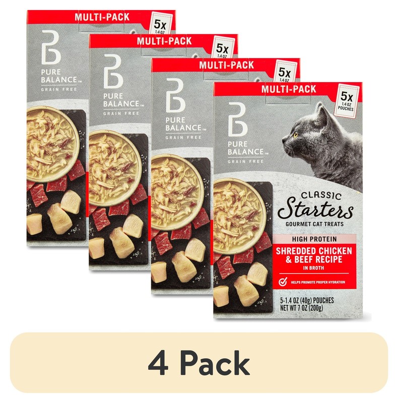 (4 Pack)  Classic Starters Shredded Chicken and Beef Recipe in Brot