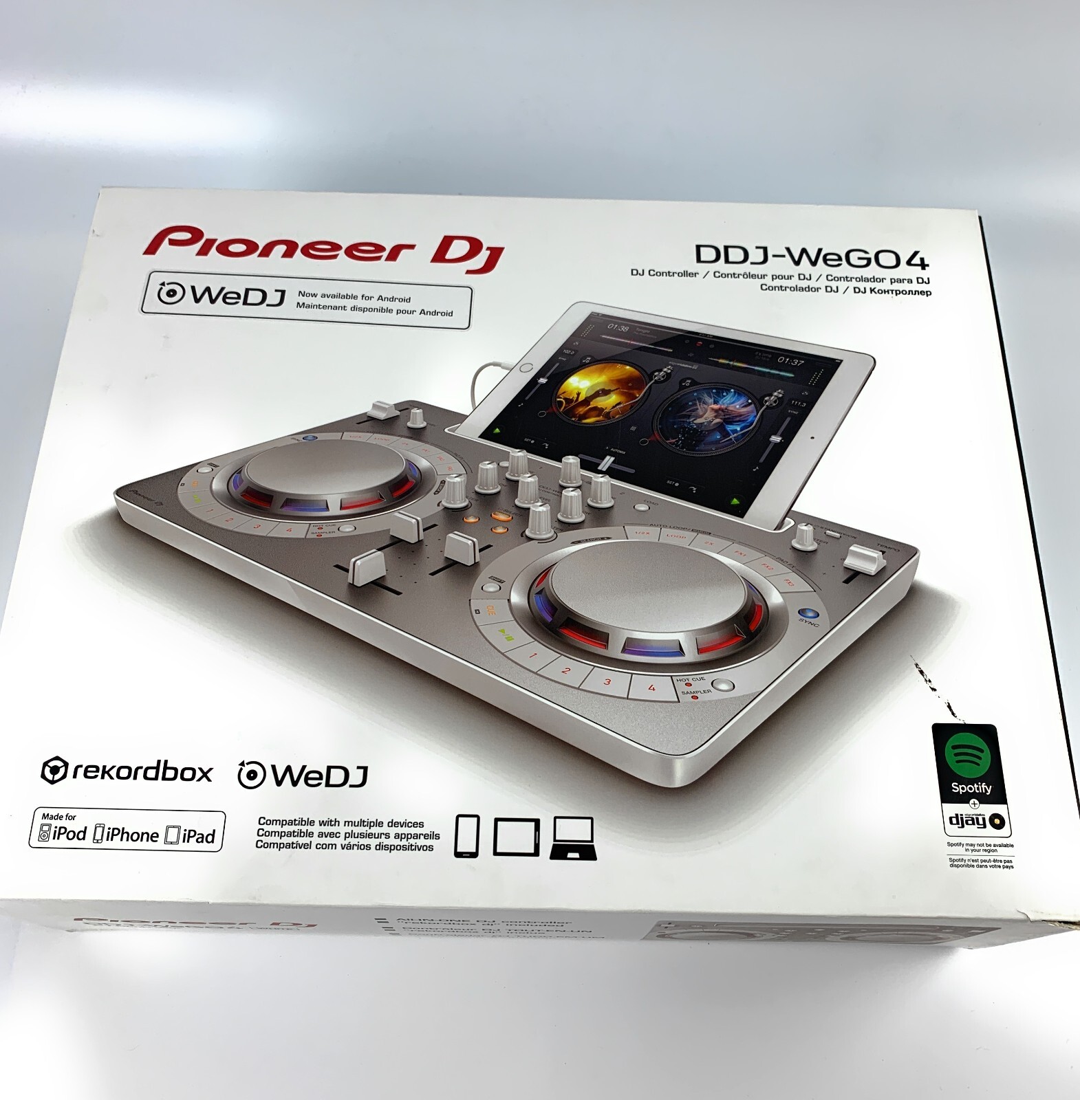 Pioneer DDJ-WEGO4-W White DJ Controller 2-Channel Beginner