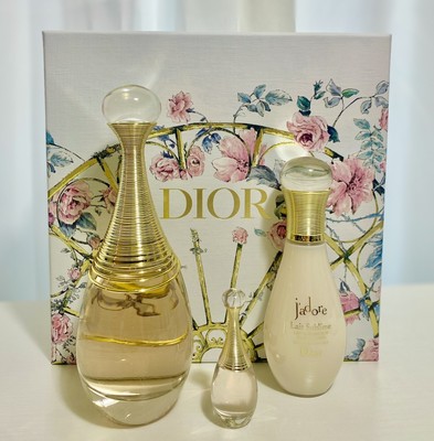 Rare 3 Piece Dior Jadore Eau De Parfum Gift Set With Box