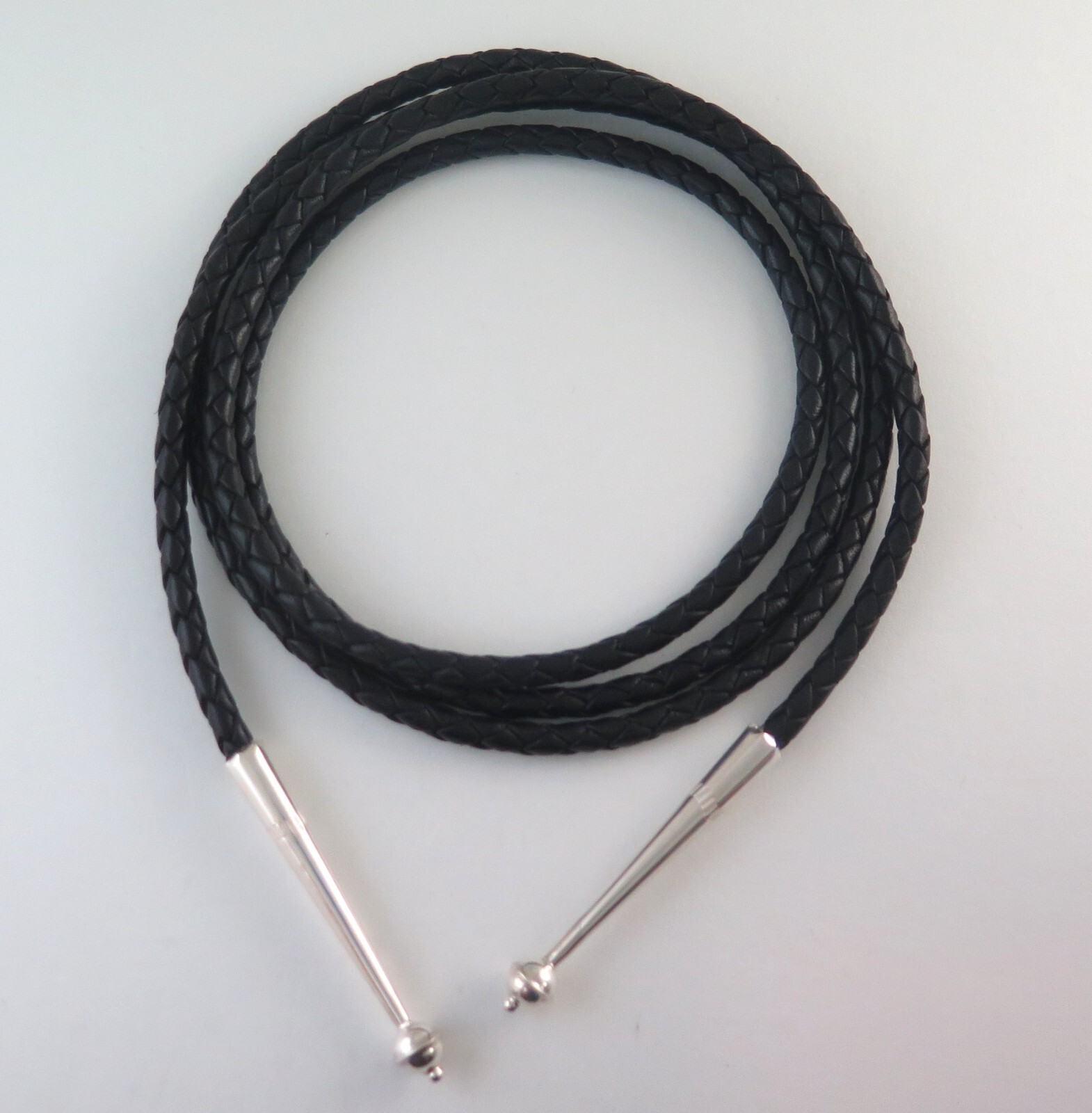 leather string tie