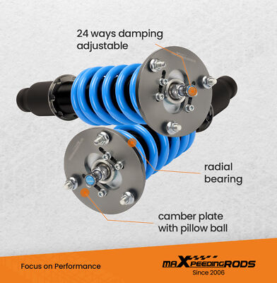MaXpeedingrods Racing Coilover Shocks Absorbers For Mitsubishi Eclipse 95-99