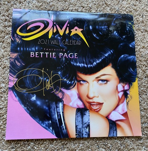 Olivia De Berardinis Signed 2021 Bettie Page CalendarのeBay公認海外通販｜セカイモン