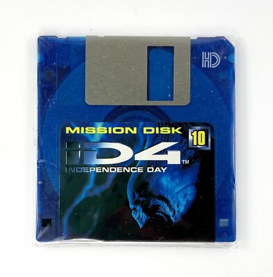 Mission Disk Independence Day ID4 Floppy #10 New Sealed
