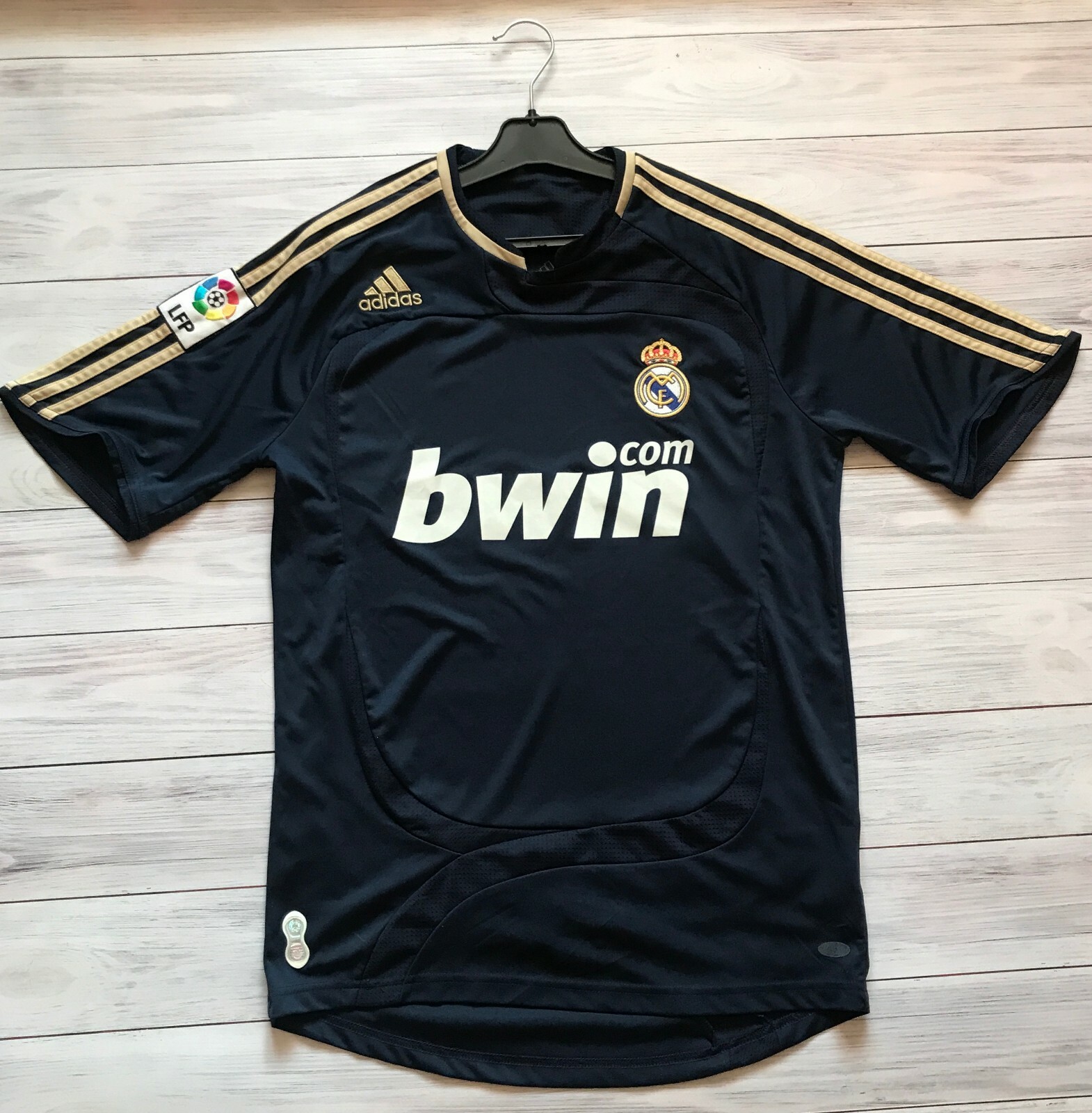 レア！adidas 2007-2008real madirdホーム ユニフォーム Real Madrid 2007 2008 Authentic Adidas Home Football Soccer