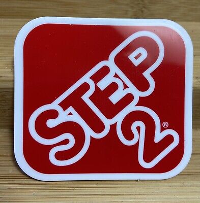 2  NEW Plastic Logo badge Square Step 2 toy play house Climber replacement part