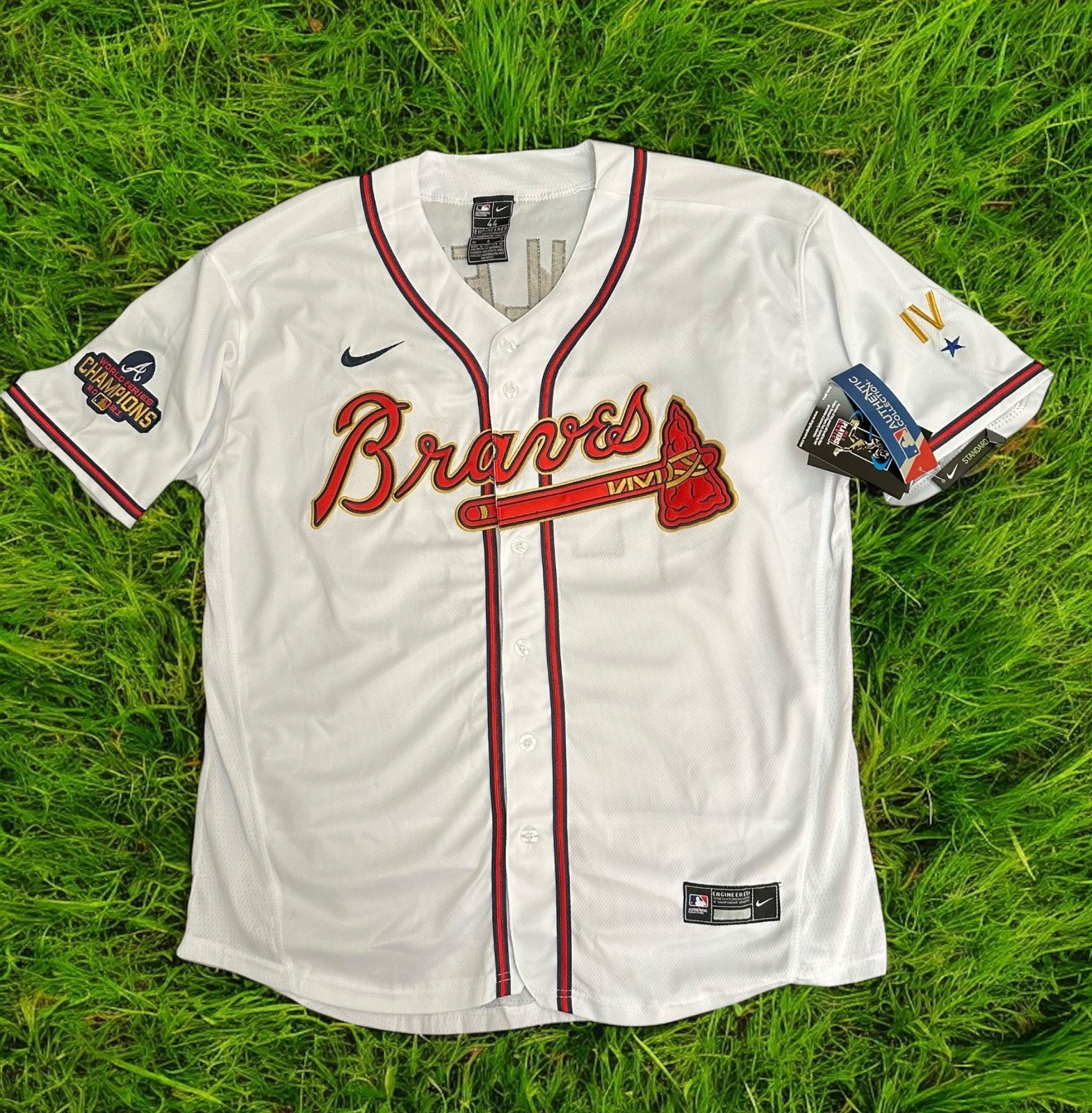 MLB アトランタブレーブス　オースティンライリー　ユニフォーム　M Austin Riley Atlanta Braves City Connect Jersey by NIKE