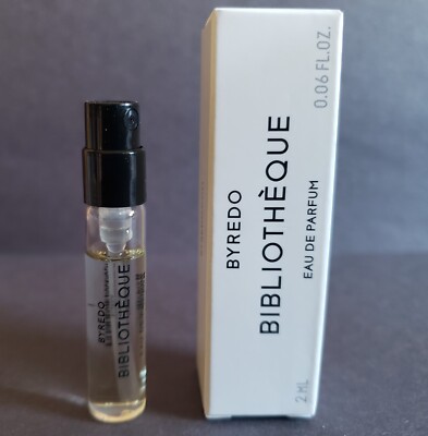 Byredo BIBLIOTHEQUE Eau de Parfum EDP Sample Spray .06oz 2ml NIB