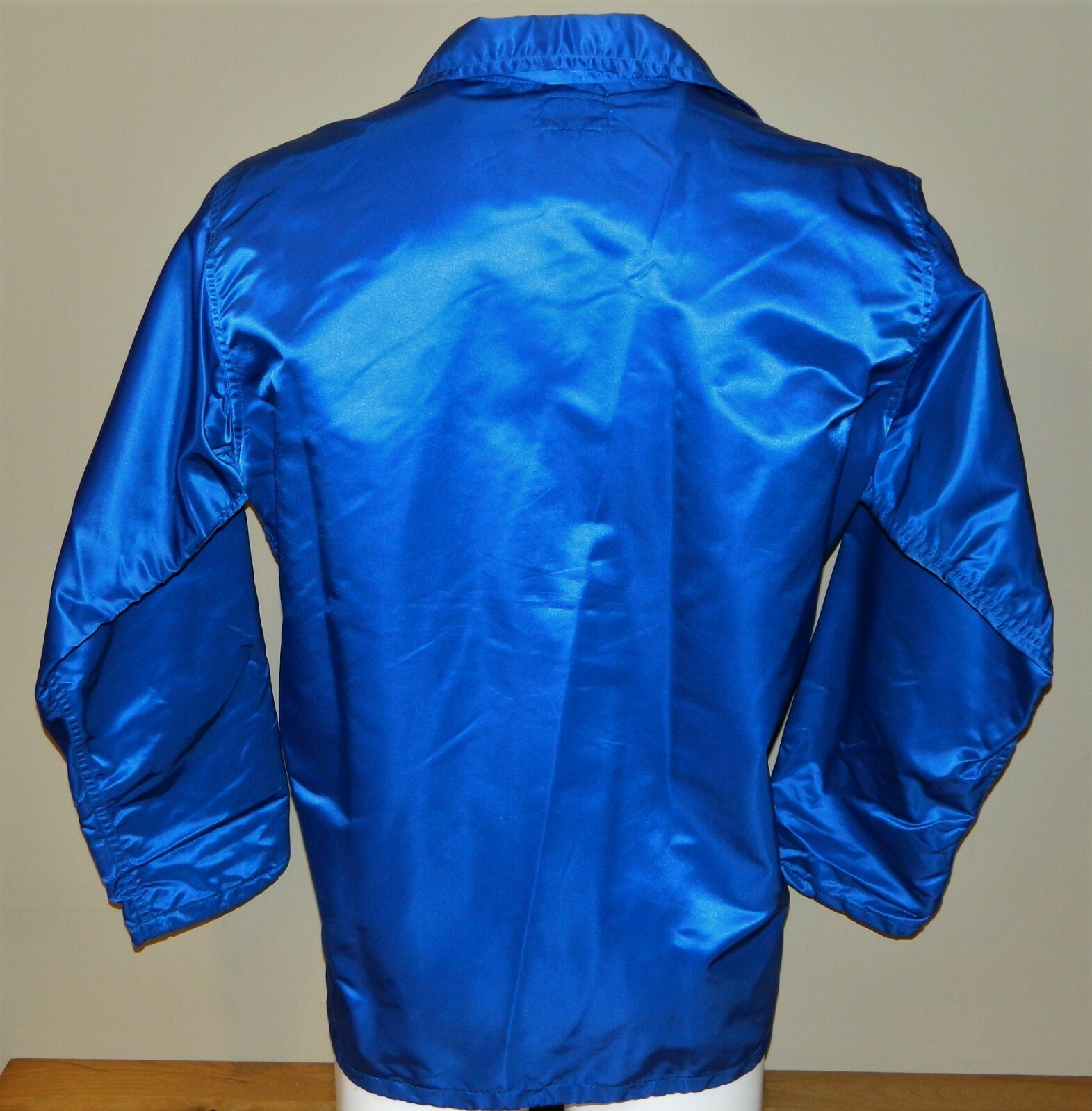 Vintage Game Worn Atlanta Braves Satin Windbreaker Jacket - Wilson Size 46