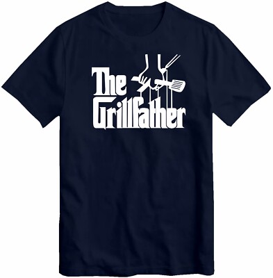 The GrillFather BBQ Lover T-Shirt Gifts for Dad,Husband, Chef, BBQ Party Top Tee