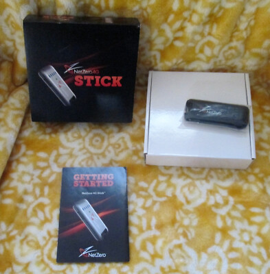 NetZero 4G Netzero STICK 4G USB Modem Brand New With Box And  Startup Guide