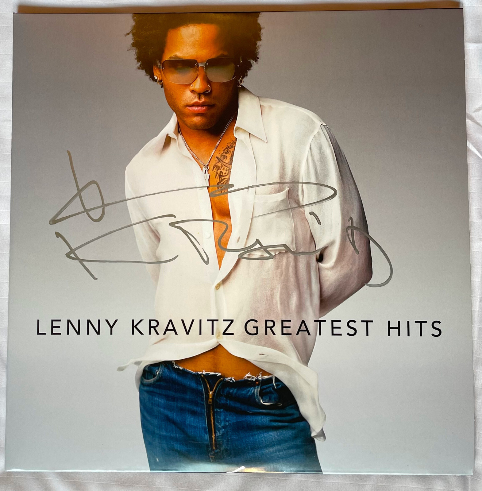Lenny Kravitz Greatest Hits LP signed vinyl Autograph | eBay