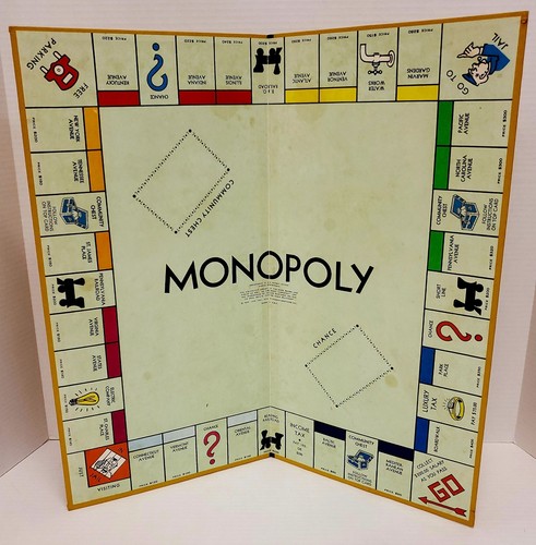 モノポリー確認用 Vtg 1990 Monopoly Junior Replacement Pieces 21 Chance Cards