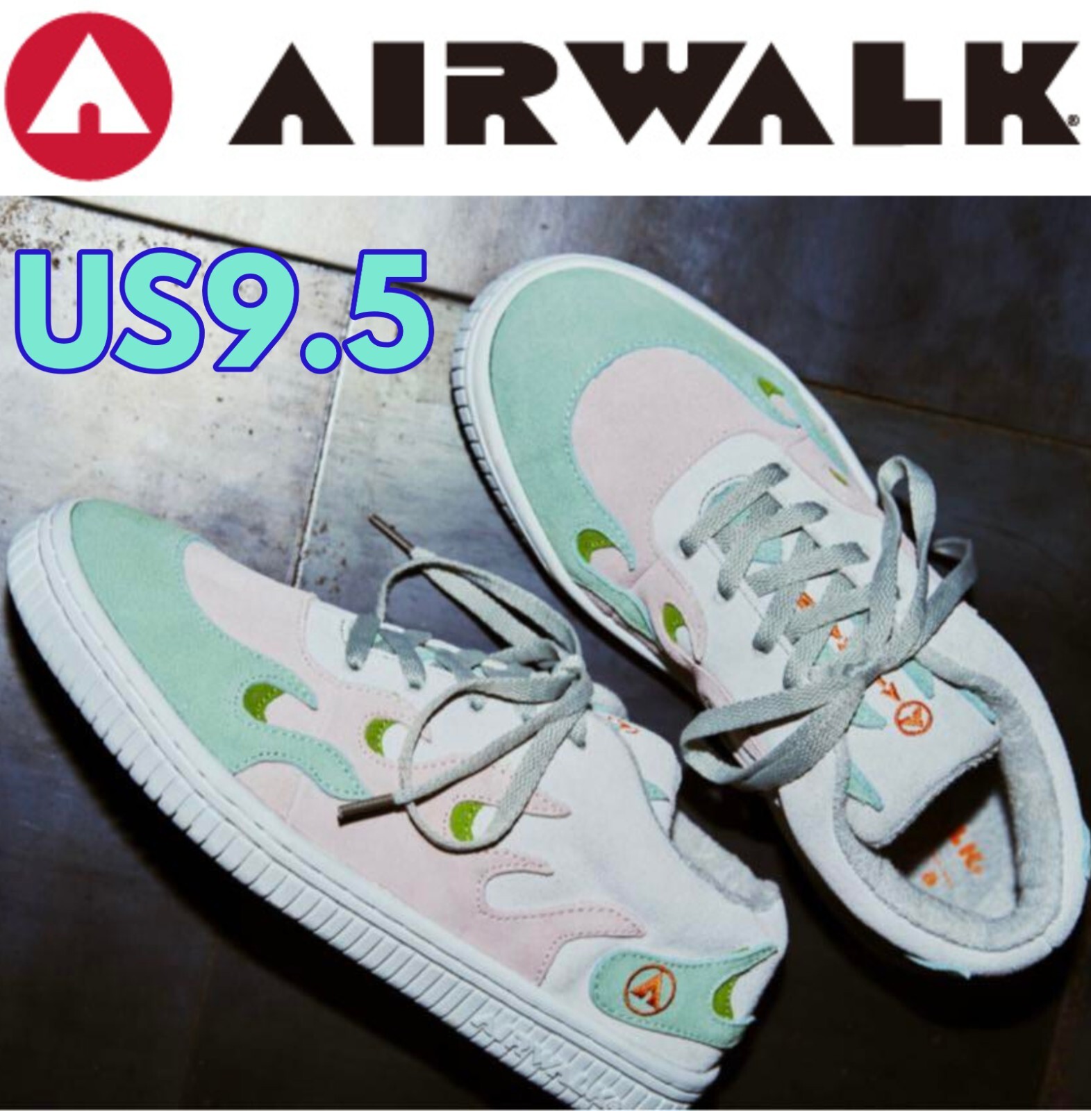 Pre-owned Airwalk Classics Jieda Scoach Sp Jie-2020s-gd12 Mint Pink White Japan Us9.5