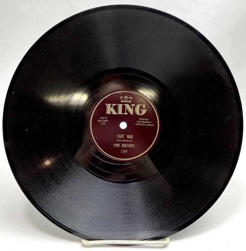 YORK BROTHERS Kentucky / Tight Wad KING 78 HILLBILLY RAB COUNTRY