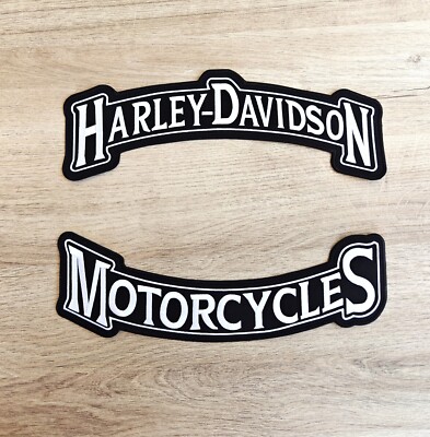 patch dorsal Harley Davidson motorcycles XXL 31.5cm pour blouson biker  moto🏍️