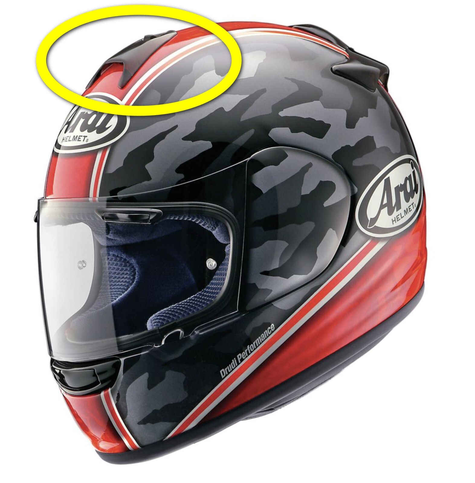 Top vent Arai Chaser (no Chaser-V) smoke clear | eBay