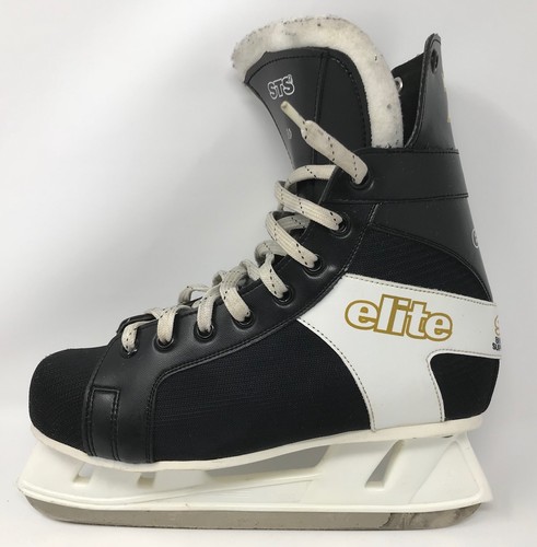 Elite 77 STS 2 Single Tendon Support System Ice Skates Ice Hockey Youth Size 10