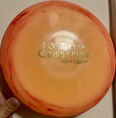 Quest AT 10 Meter Crossfire Orange Advanced Technologies Disc Golf 164g Rare OOP