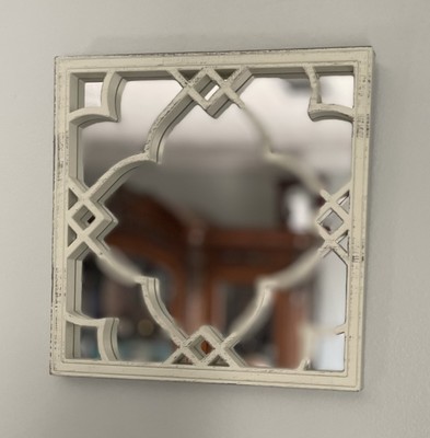 NEW! 9.5  Square Poppy Wall Mirror NWT  2 Available