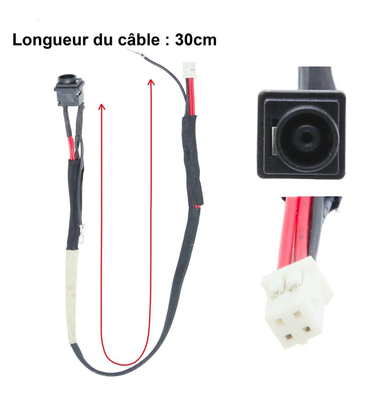 Connecteur Alimentation Dc Jack Pour Sony Vaio Vgn-Cs160jw Vgn-Cs180 Vgn-Cs180j