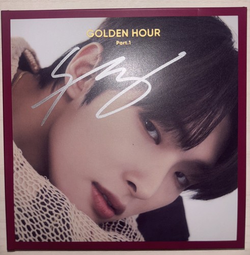 ATEEZ ミンギ MINGI 直筆サインポラ autograph ATEEZ MINGI A-tiny Zone Autographed Signed Photo Card