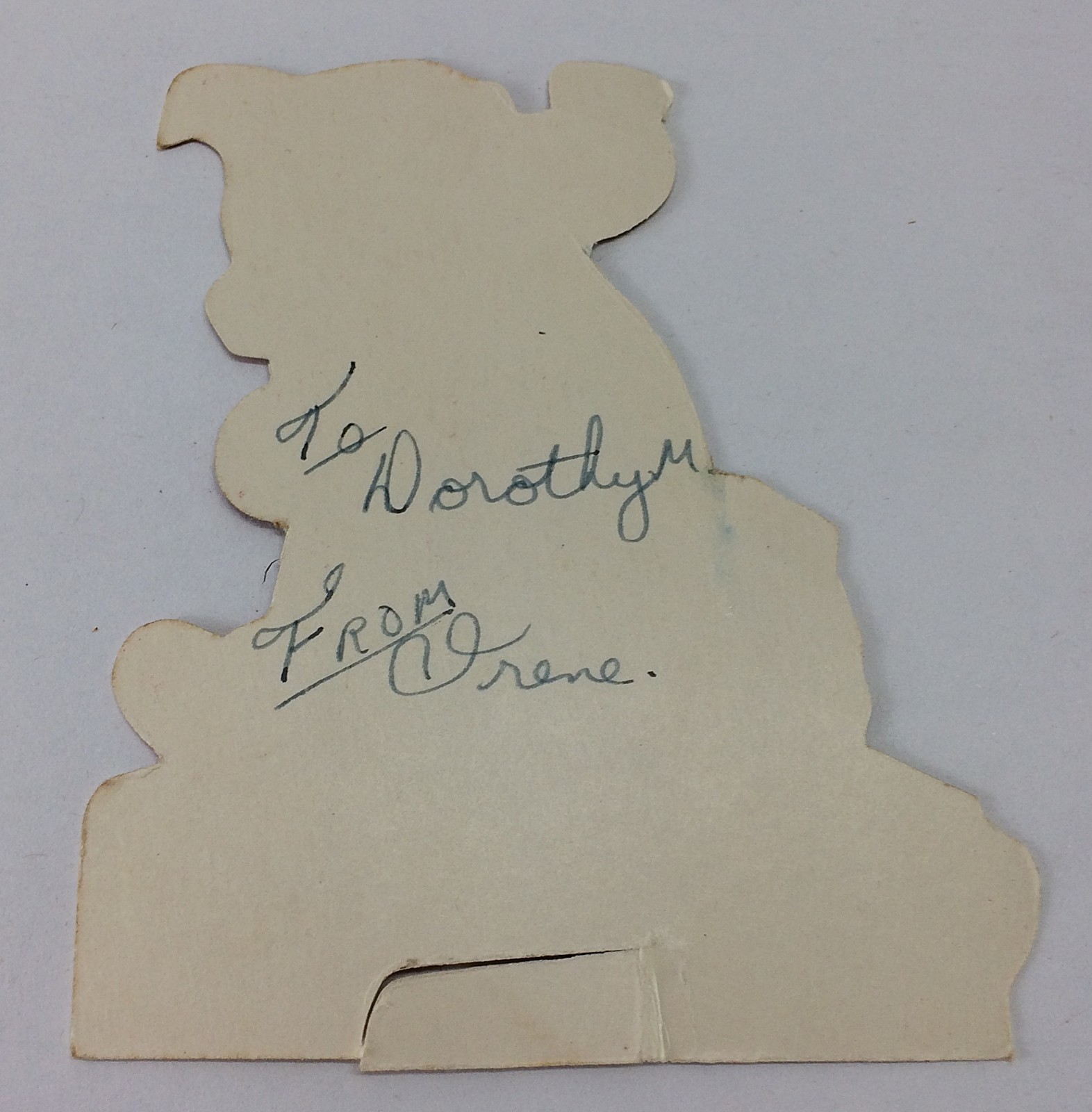 VTG Pig on Skis Single Layer Valentine Card