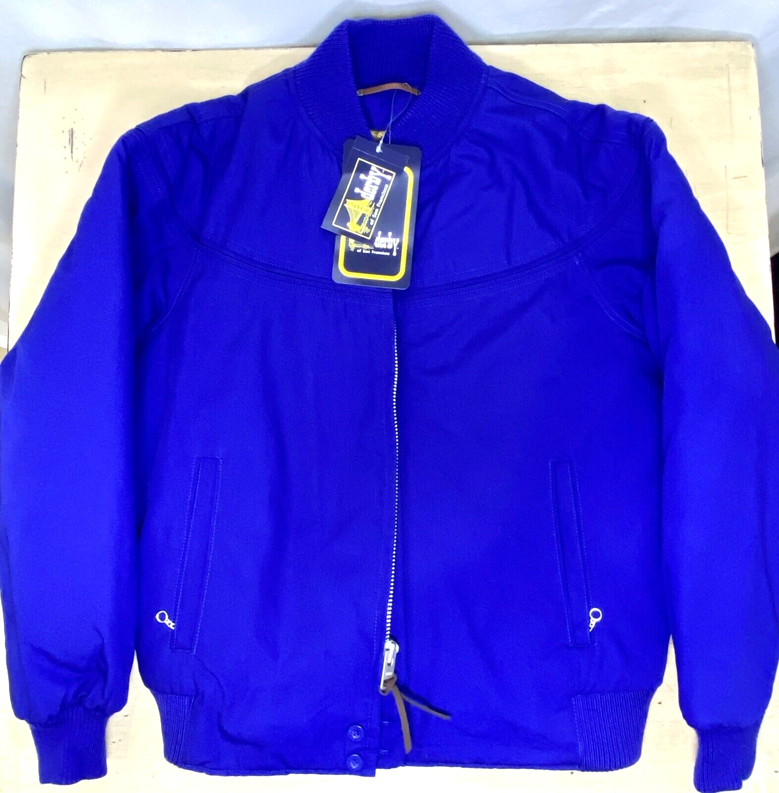 Derby of San Francisco Jacket Blue Size XS Gold Style 300 Derby of San Francisco Jacket Blue Size XS Gold Style 300
