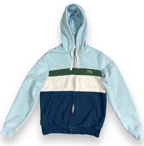 (レア)Lacoste ジャケット ホワイト/ネイビー/グリーン レア)Lacoste ジャケット ホワイト/ネイビー/グリーン