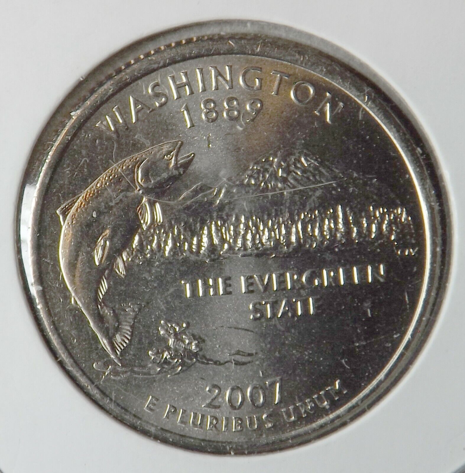 2007 P Washington State Quarter Error - Off Center 2007 P Washington State Quarter Error - Off Center
